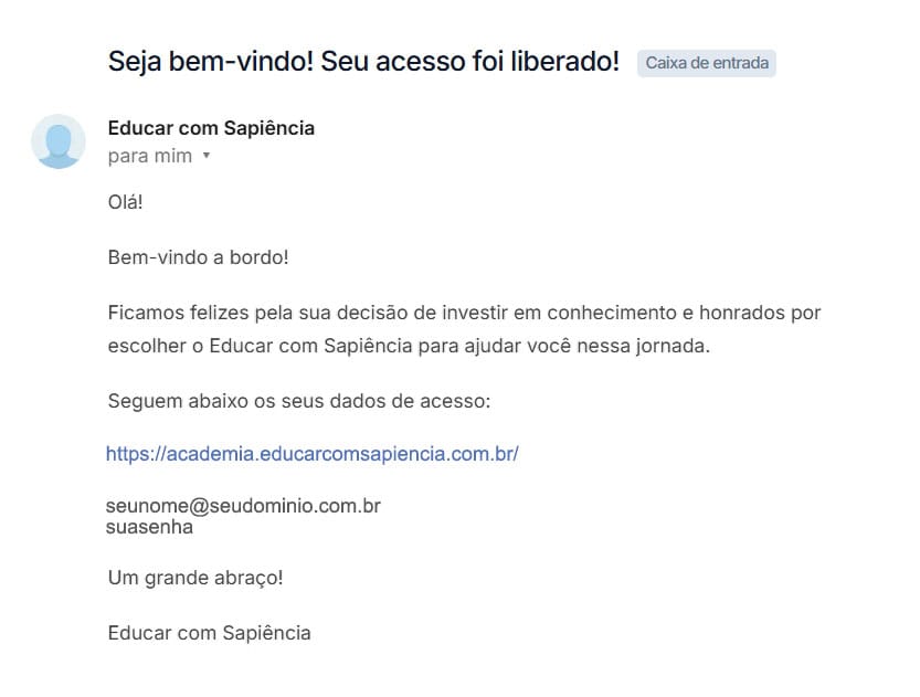 Seja Bem-vindo!