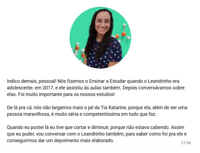 Depoimento Lilia Ribeiro
